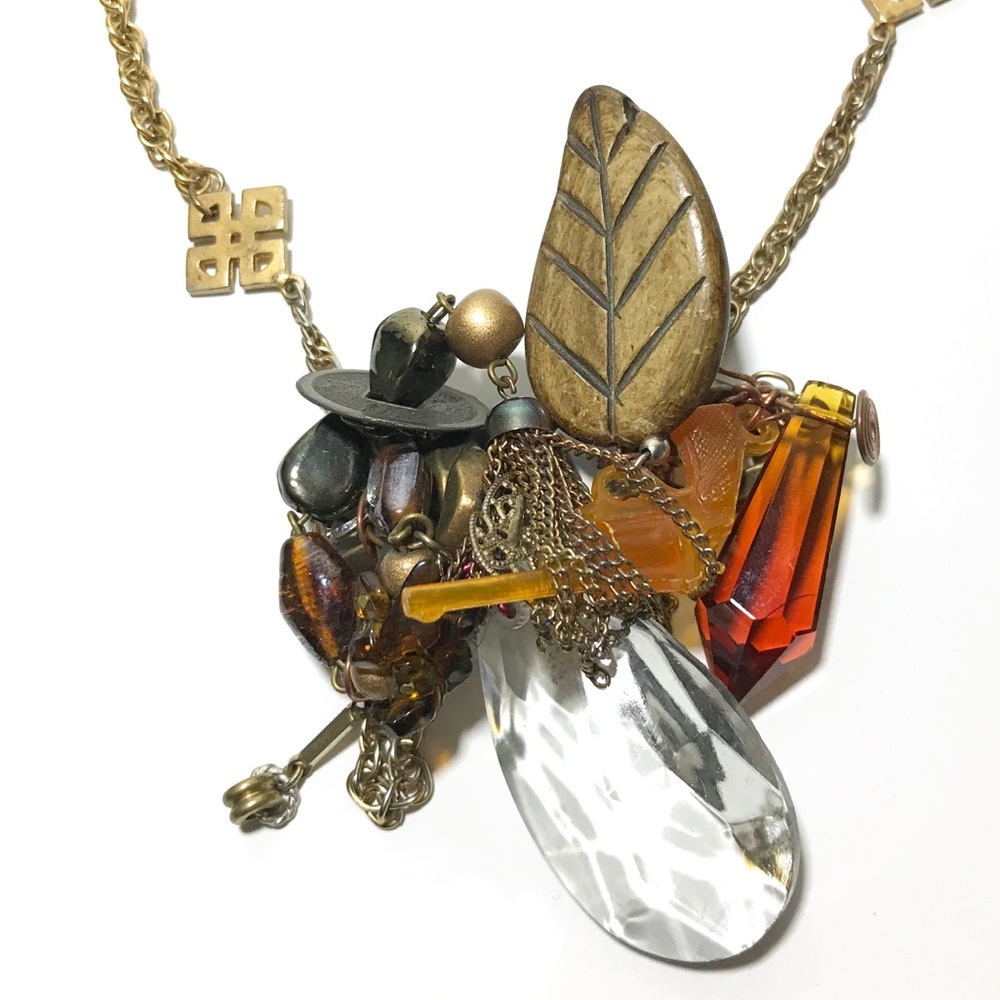 Abstract Necklace / One of a Kind / handmade